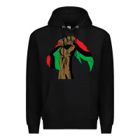 Black black power african license Premium Hoodie - artisFamous