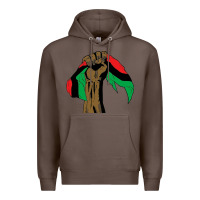 Coffee black power african license Premium Hoodie - artisFamous