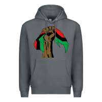 Rock black power african license Premium Hoodie - artisFamous