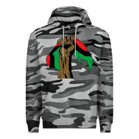 Slate Camo black power african license Premium Hoodie - artisFamous