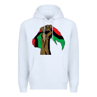 White black power african license Premium Hoodie - artisFamous