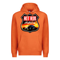 Carrot HOT ROD GARAGE CAR Premium Hoodie - artisFamous