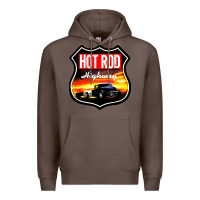 Coffee HOT ROD GARAGE CAR Premium Hoodie - artisFamous