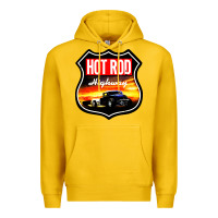 Lemon HOT ROD GARAGE CAR Premium Hoodie - artisFamous