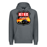 Rock HOT ROD GARAGE CAR Premium Hoodie - artisFamous