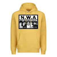 Antique Gold N.W.A Californian hip hop group N.W.A Premium Hoodie - artisFamous