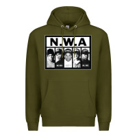 Army Green N.W.A Californian hip hop group N.W.A Premium Hoodie - artisFamous