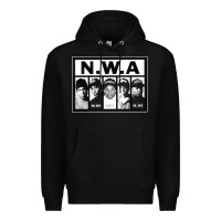 Black N.W.A Californian hip hop group N.W.A Premium Hoodie - artisFamous