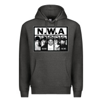 Charcoal Heather N.W.A Californian hip hop group N.W.A Premium Hoodie - artisFamous