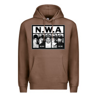 Chestnut N.W.A Californian hip hop group N.W.A Premium Hoodie - artisFamous