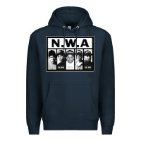 Navy N.W.A Californian hip hop group N.W.A Premium Hoodie - artisFamous