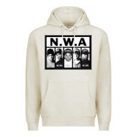 Oatmeal Heather N.W.A Californian hip hop group N.W.A Premium Hoodie - artisFamous