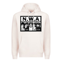 Pale Pink N.W.A Californian hip hop group N.W.A Premium Hoodie - artisFamous