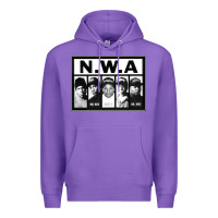 Purple N.W.A Californian hip hop group N.W.A Premium Hoodie - artisFamous