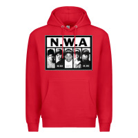 Red N.W.A Californian hip hop group N.W.A Premium Hoodie - artisFamous