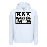 White N.W.A Californian hip hop group N.W.A Premium Hoodie - artisFamous