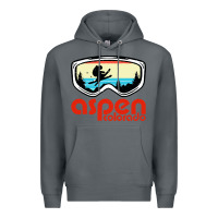 Rock aspen colorado ski mountain skiing retro vacation Premium Hoodie - artisFamous