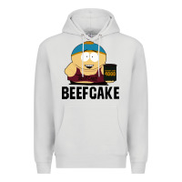 Dove Grey beefcake Premium Hoodie - artisFamous