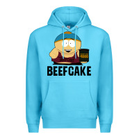 Ocean Blue beefcake Premium Hoodie - artisFamous