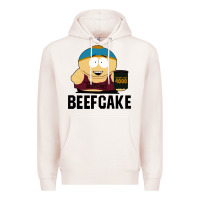 Pale Pink beefcake Premium Hoodie - artisFamous
