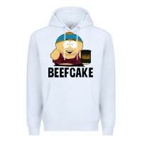 White beefcake Premium Hoodie - artisFamous