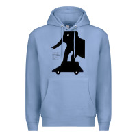 Colony Blue Elephant Black To Stand On Your Car Premium Hoodie - artisFamous