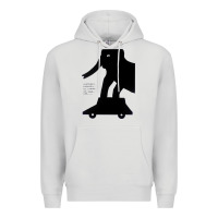 Dove Grey Elephant Black To Stand On Your Car Premium Hoodie - artisFamous