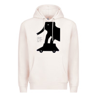 Pale Pink Elephant Black To Stand On Your Car Premium Hoodie - artisFamous