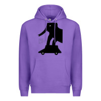 Purple Elephant Black To Stand On Your Car Premium Hoodie - artisFamous