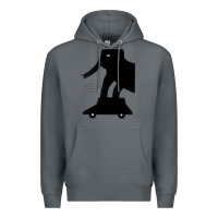 Rock Elephant Black To Stand On Your Car Premium Hoodie - artisFamous