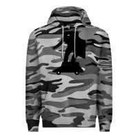 Slate Camo Elephant Black To Stand On Your Car Premium Hoodie - artisFamous