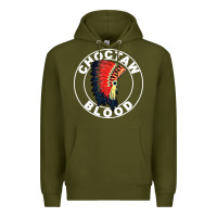 Army Green choctaw blood Premium Hoodie - artisFamous