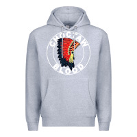 Heather Grey choctaw blood Premium Hoodie - artisFamous