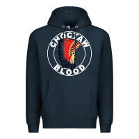 Navy choctaw blood Premium Hoodie - artisFamous