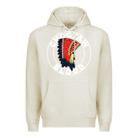 Oatmeal Heather choctaw blood Premium Hoodie - artisFamous
