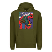 Army Green Legend Magazine Premium Hoodie - artisFamous
