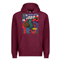Burgundy Legend Magazine Premium Hoodie - artisFamous