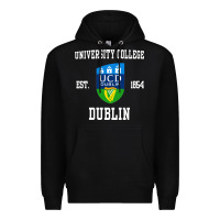 Black university college dublin Premium Hoodie - artisFamous