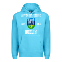Ocean Blue university college dublin Premium Hoodie - artisFamous
