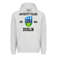 Dove Grey university college dublin Premium Hoodie - artisFamous