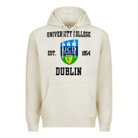 Oatmeal Heather university college dublin Premium Hoodie - artisFamous