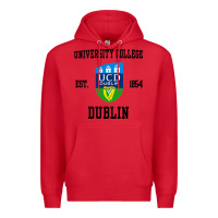 Red university college dublin Premium Hoodie - artisFamous