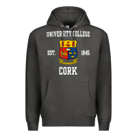 Charcoal Heather university college cork Premium Hoodie - artisFamous
