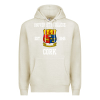 Oatmeal Heather university college cork Premium Hoodie - artisFamous
