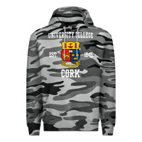 Slate Camo university college cork Premium Hoodie - artisFamous