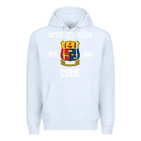 White university college cork Premium Hoodie - artisFamous