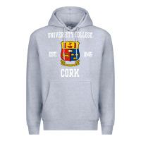 Heather Grey university college cork Premium Hoodie - artisFamous