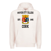 Pale Pink university college cork Premium Hoodie - artisFamous