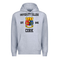 Heather Grey university college cork Premium Hoodie - artisFamous