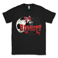 Black little sister biggest fan soccer Classic Tee - FaDigitalArtStudio
